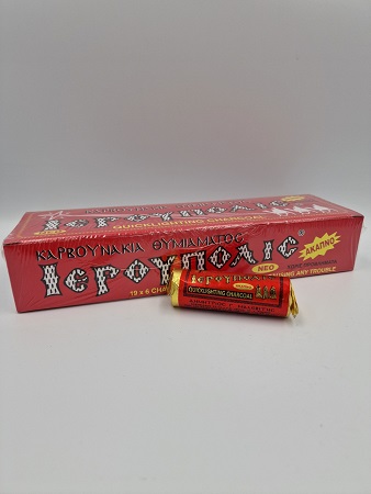 Καρβουνάκια άκαπνα Ιερούπολις 27mm 114τμχ 19 μασούρια / 6 ταμπλέτες