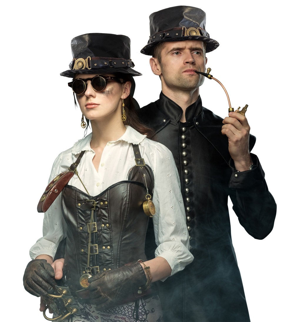 Καπέλο SteamPunk Δερματίνη